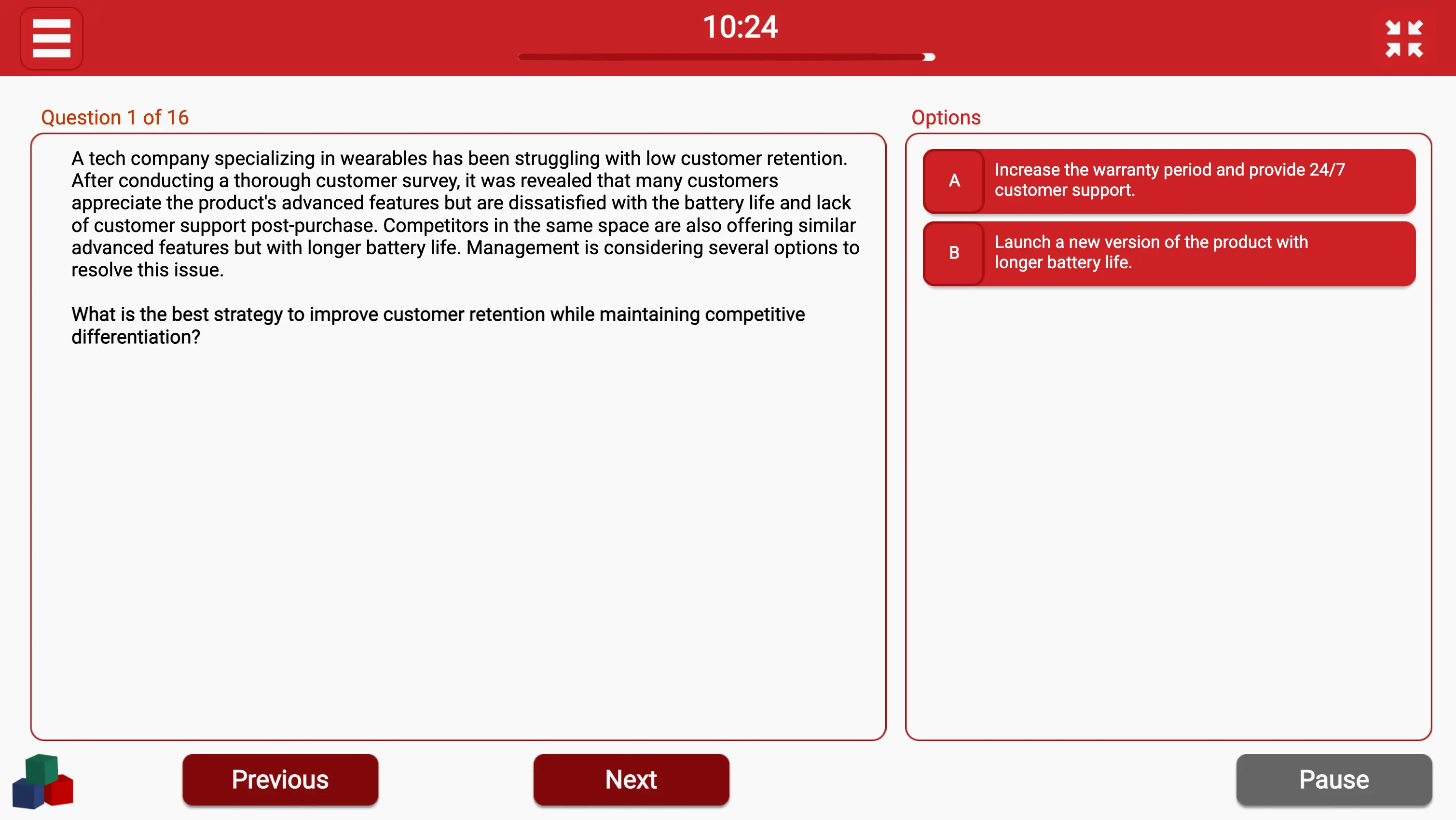 Bain TestGorilla Business Judgment - Strategic Decision-Making Question