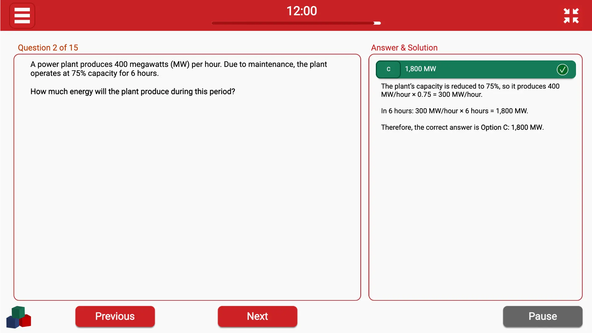 Bain TestGorilla Problem Solving - Rate Question