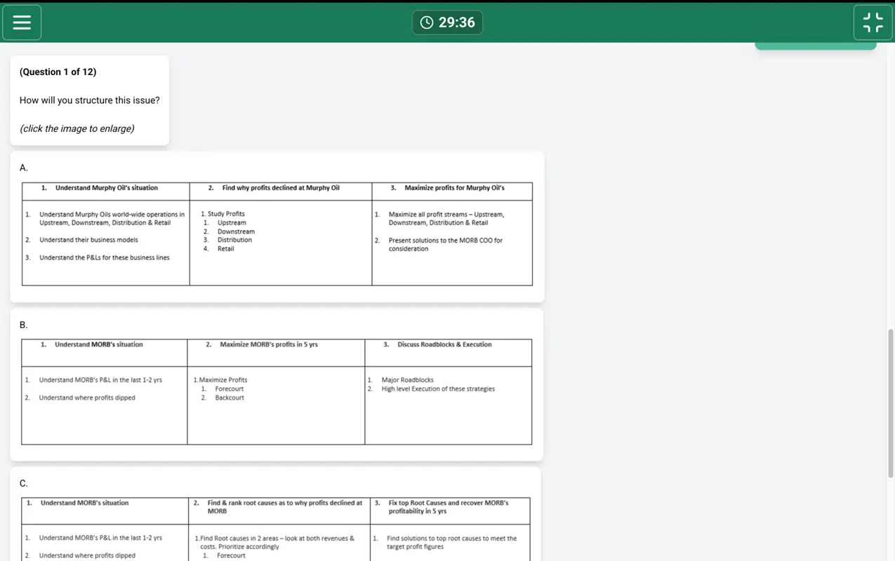 BCG Casey Chatbot Structuring Question