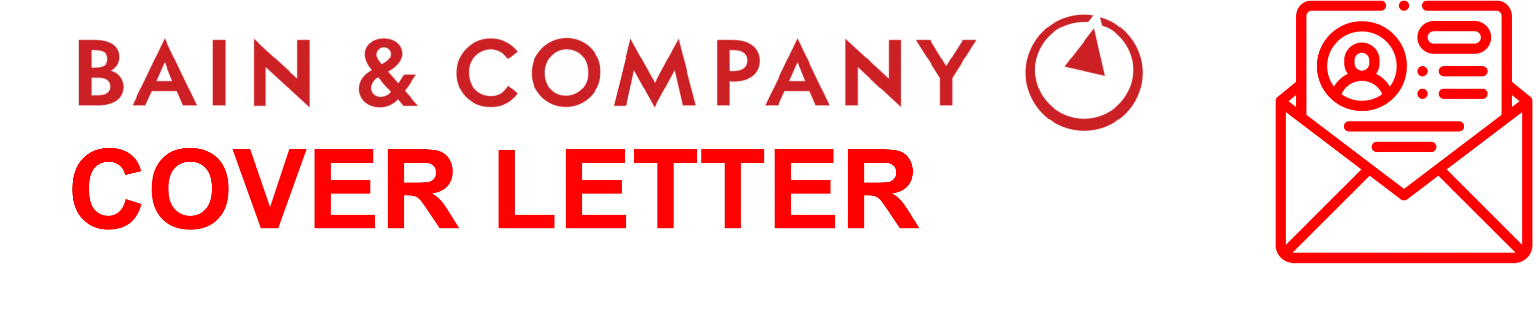 Bain Cover Letter Step-By-Step Guide