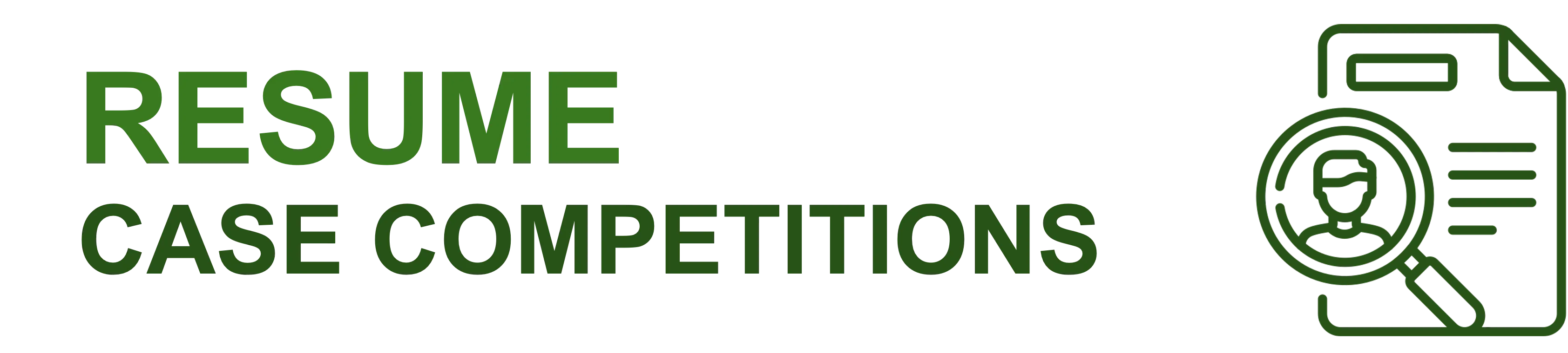 Case Competitions On Resume