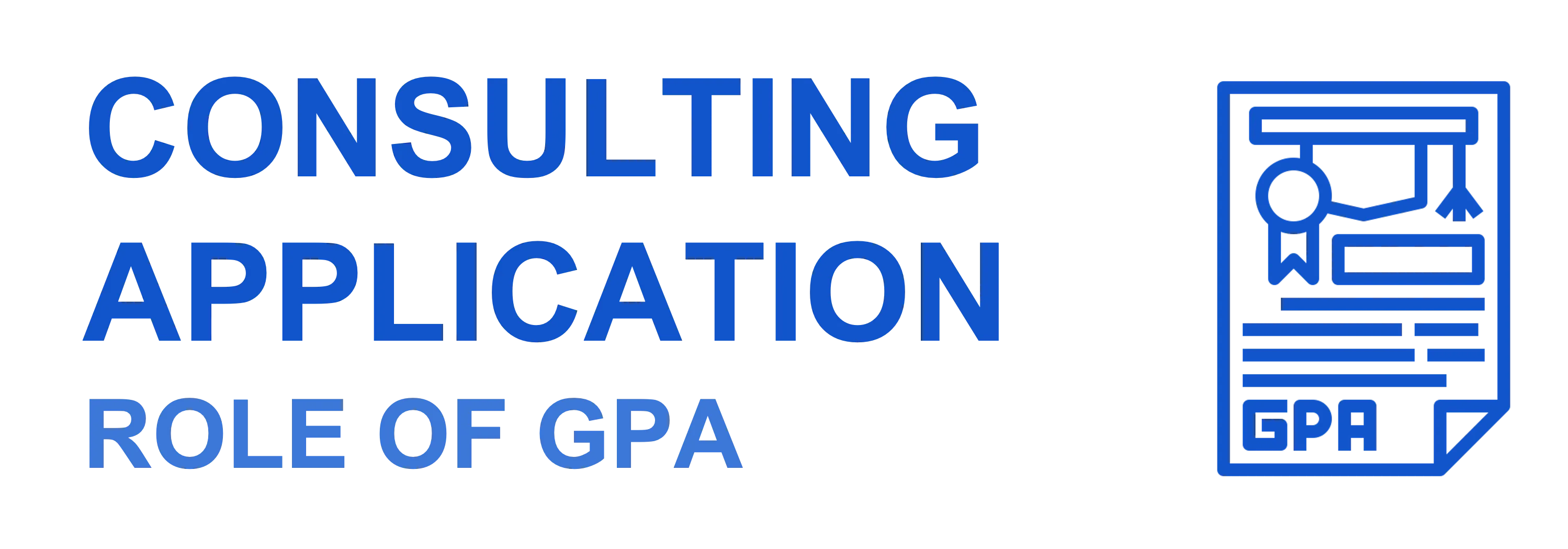 Consulting Application Low GPA