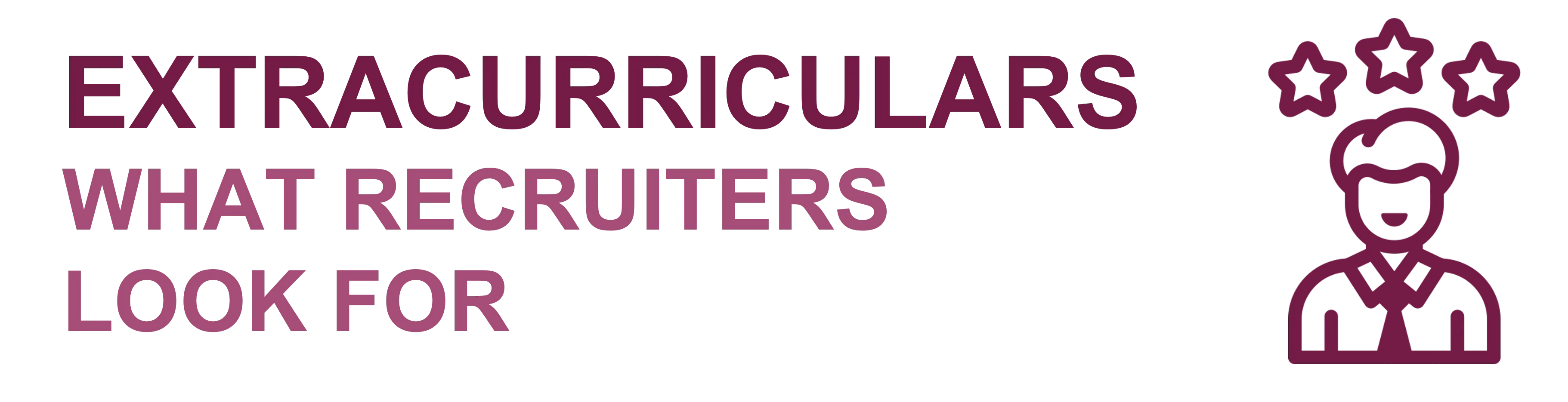 Consulting Recruiters Extracurricular Activities