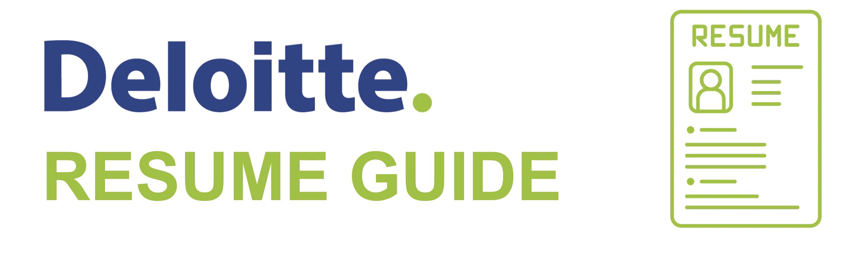 Deloitte Resume Step-By-Step Guide