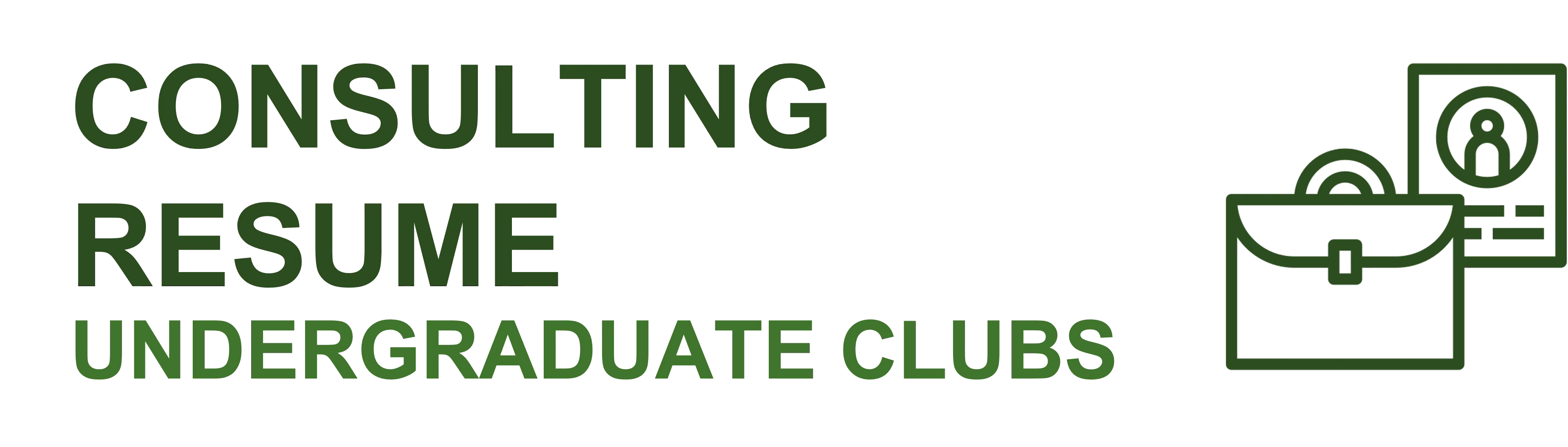 Do Undergrad Clubs and Experiences Matter on my Consulting Resume