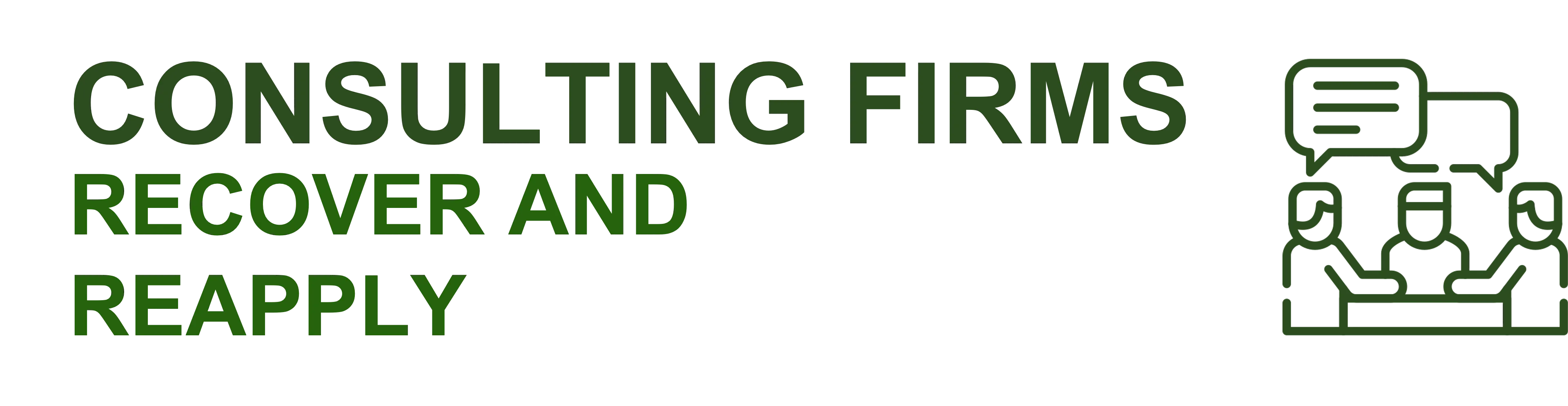Recover Reapply Consulting Firms