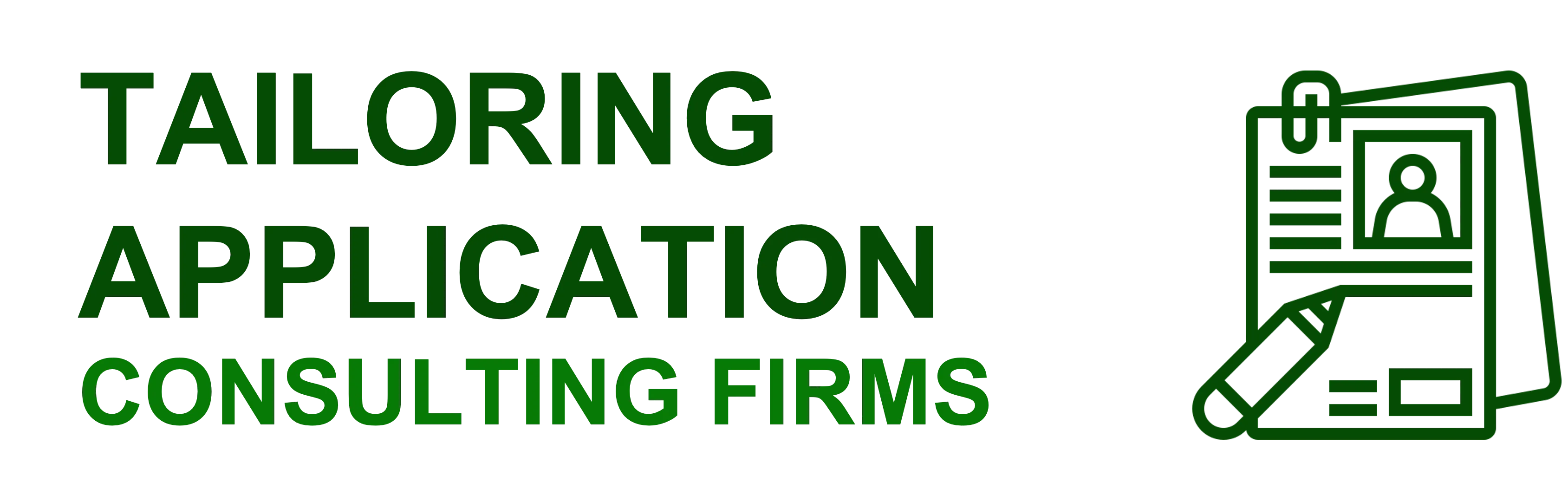 Tailor Application Consulting Firms