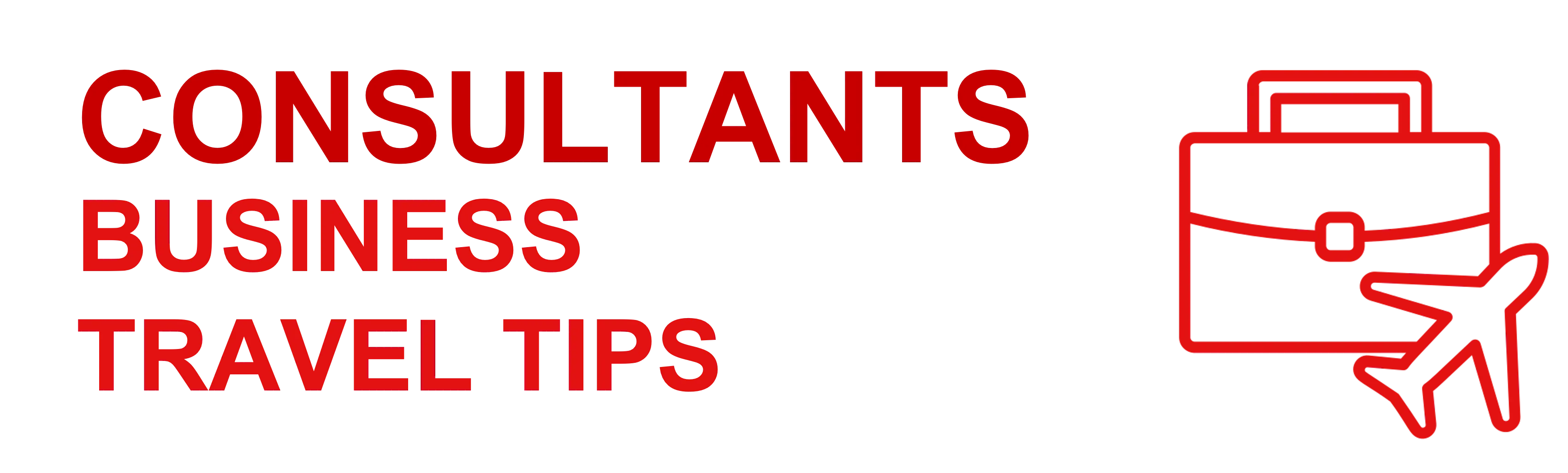 Business Travel Tips For Consultants