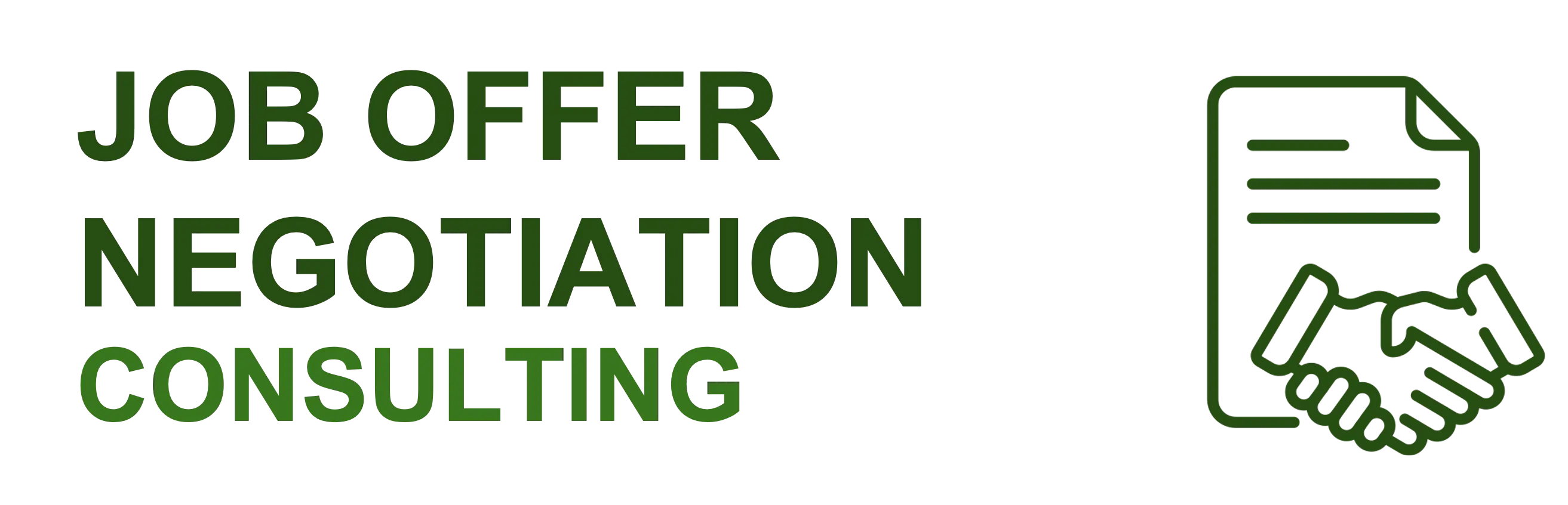 Negotiating A Job Offer: What Consultants Can and Can’t Do
