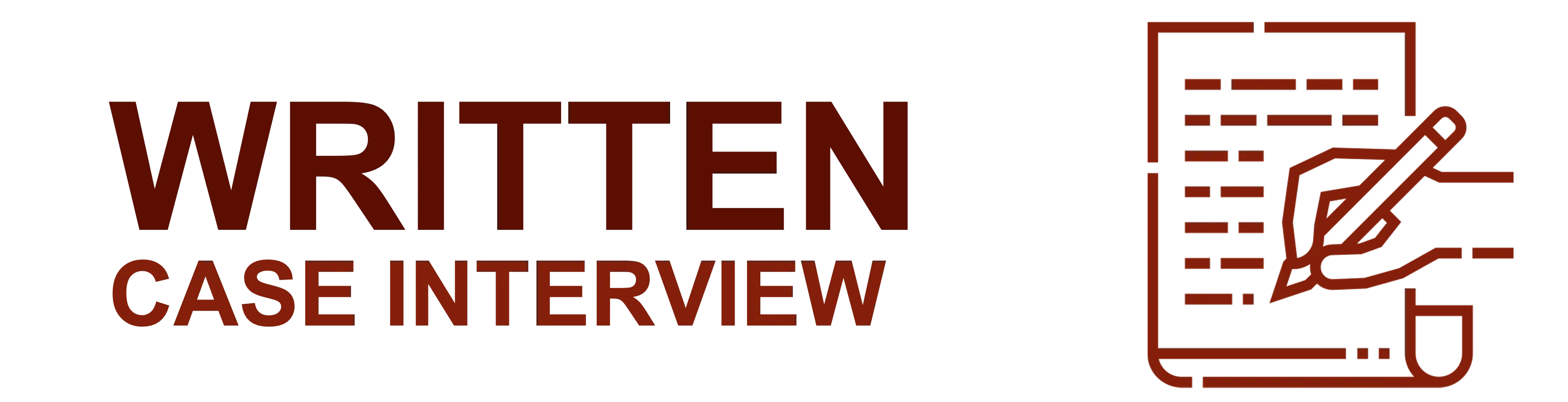 Consulting Written Case Interviews