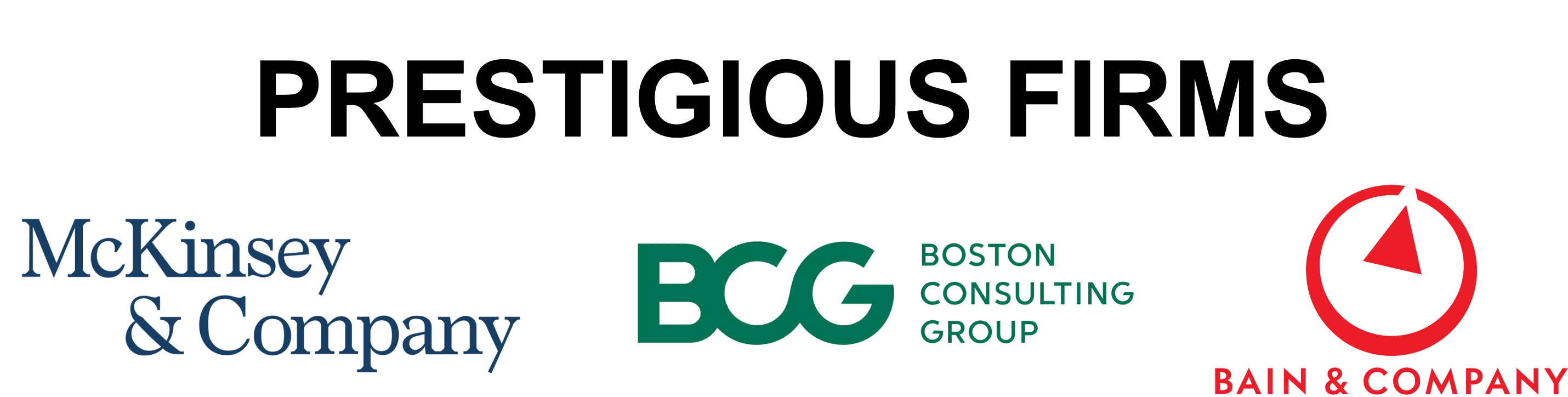 How prestigious is McKinsey, BCG, and Bain