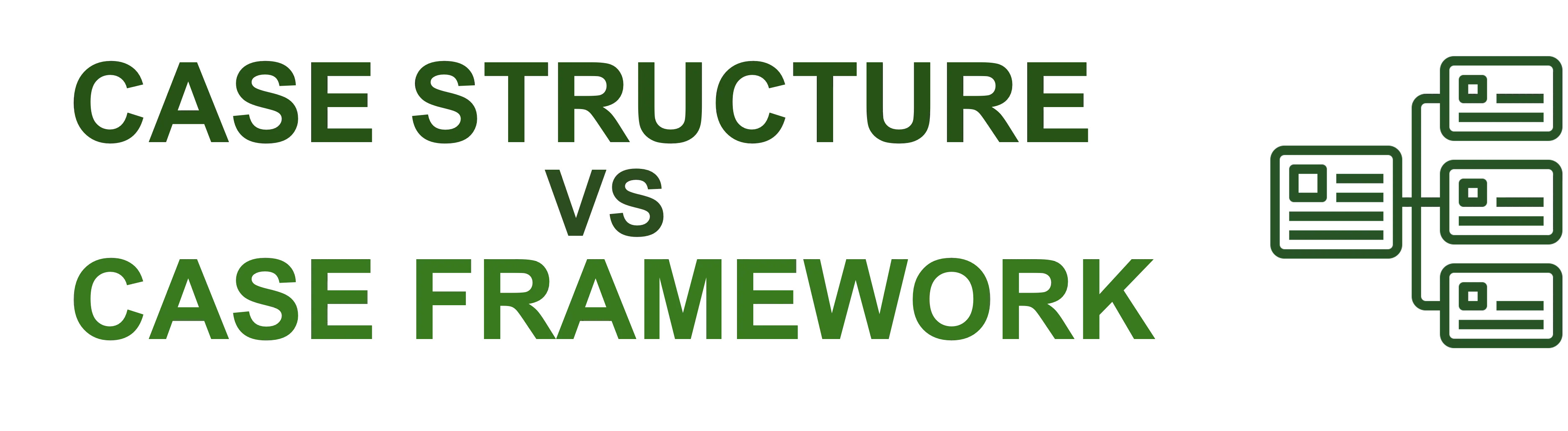 Case Structure vs Case Framework