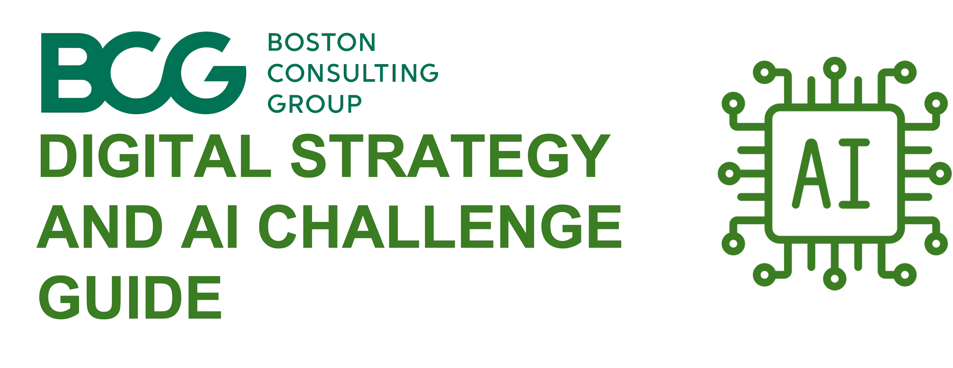 BCG Digital Strategy & AI Challenge