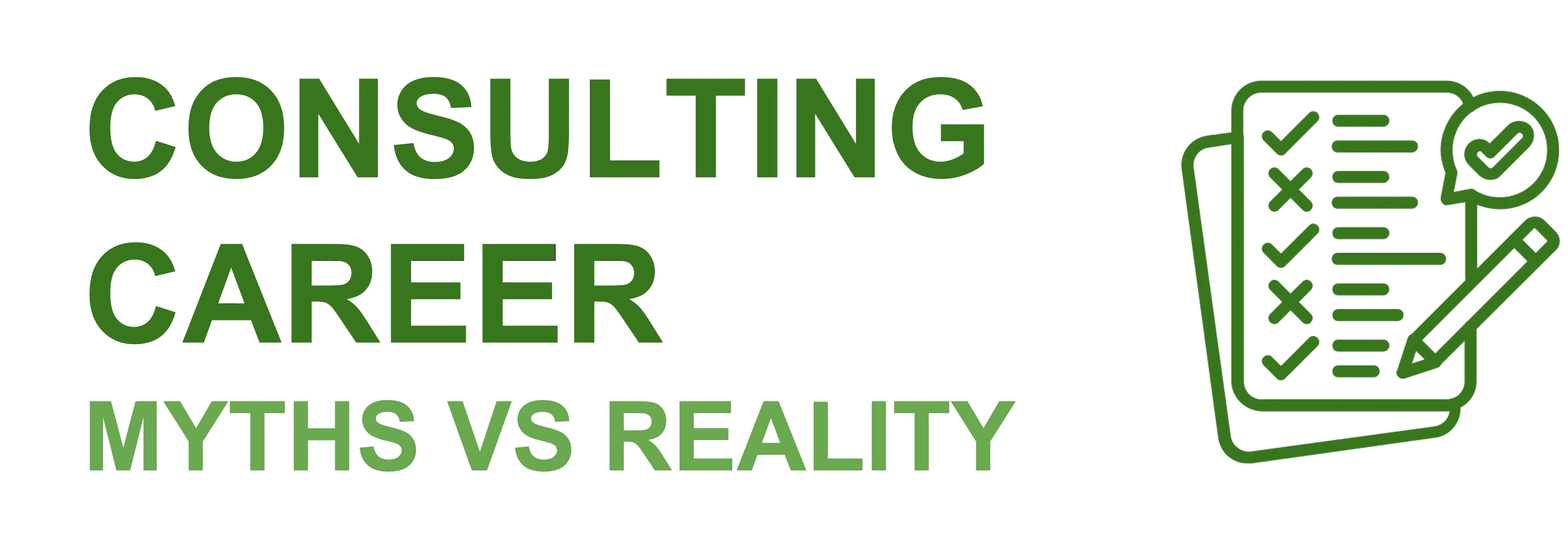 Consulting Myths vs Reality