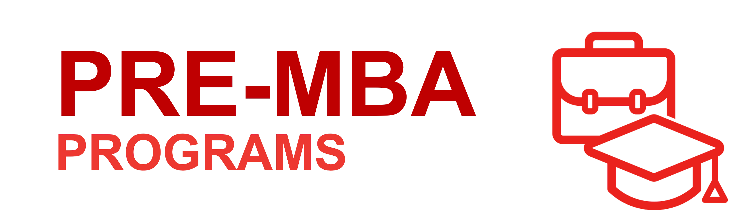 Pre-mba programs