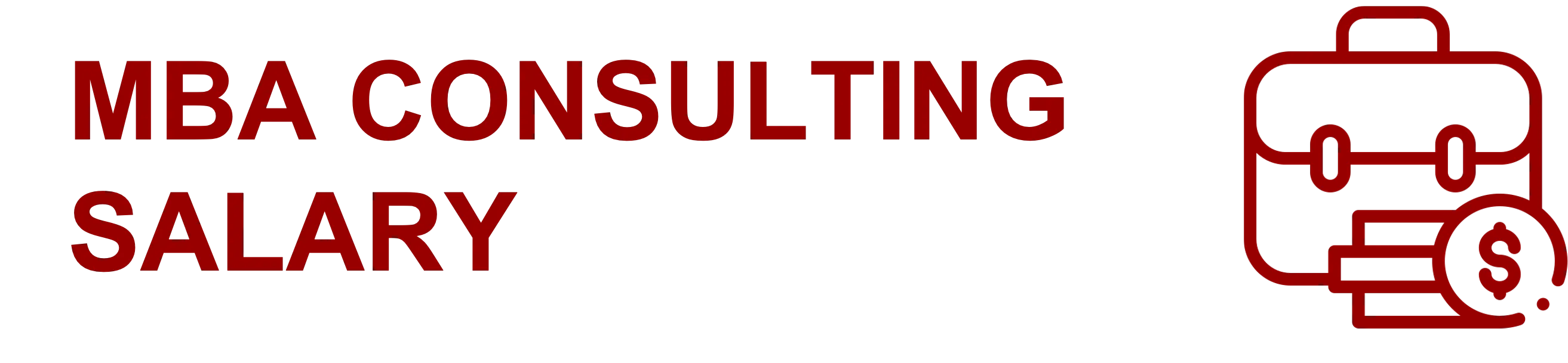 MBA Consulting Salary